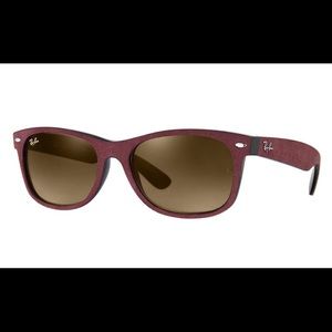 Ray-Ban New Wayfarer Texturized Suede Sunglasses